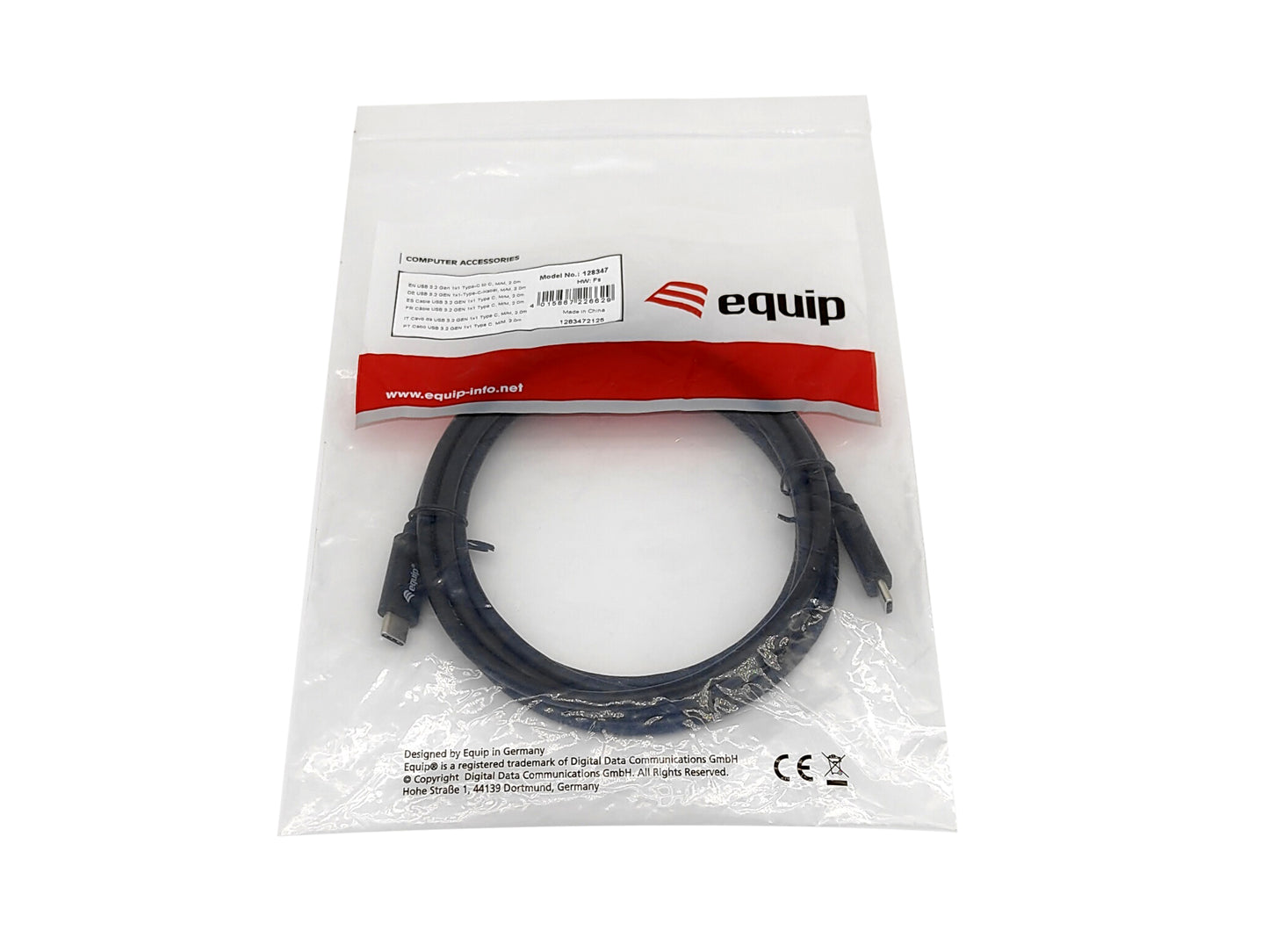 Equip - 128347 cable USB USB 3.2 Gen 1 (3.1 Gen 1) 2 m USB C Negro