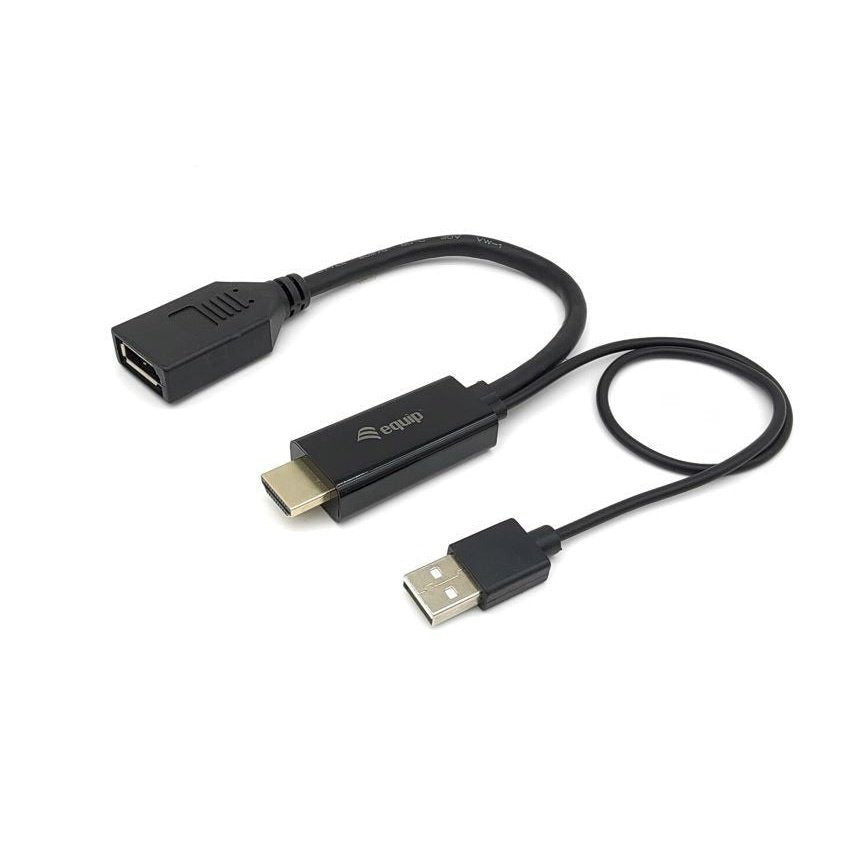 Equip - 119039 adaptador de cable de vídeo 0 15 m HDMI tipo A (Estándar) DisplayPort Negro