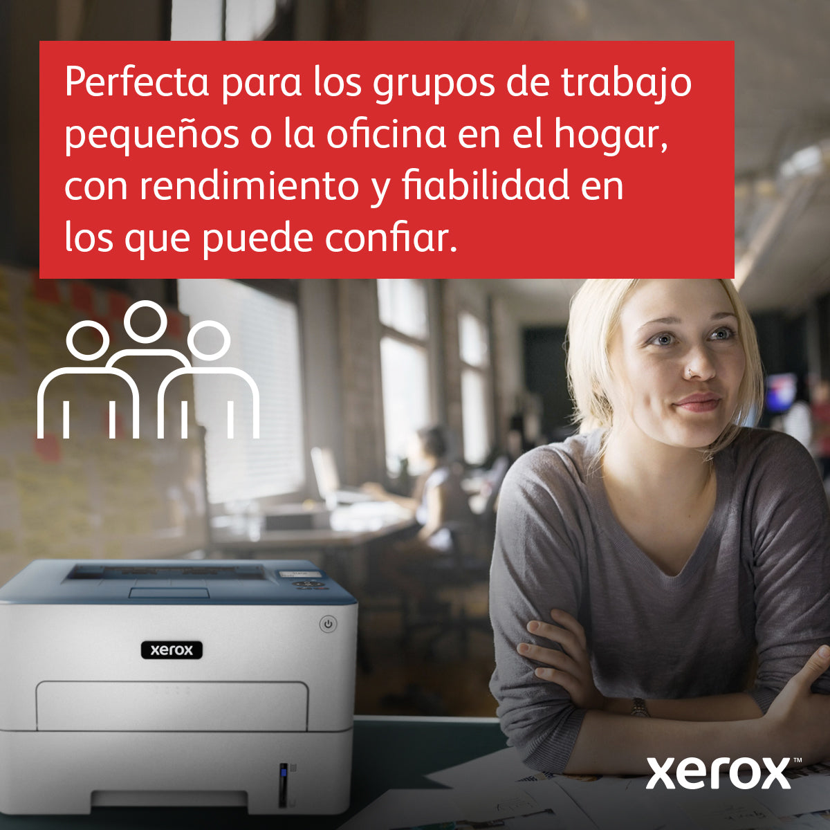 Xerox - B230 A4 34 ppm Impresora inalámbrica a doble cara PCL5e/6 2 bandejas Total 251 hojas