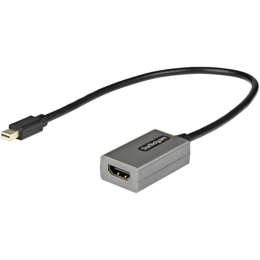 StarTech.com - Adaptador Mini DisplayPort a HDMI - 1080p - Monitor/pantalla mDP 1.2 a HDMI - Dongle Convertidor Mini DP a HDMI - Cable de 30cm - Versión Mejorada de MDP2HDMI