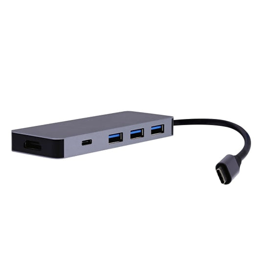 T'nB - HUBALU6 base para portátil y replicador de puertos USB 3.2 Gen 1 (3.1 Gen 1) Type-C Gris