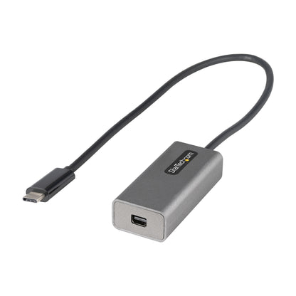 StarTech.com - Adaptador USB C a Mini DisplayPort - Convertidor de Vídeo USB Tipo C a mDP/Mini DP a 4K 60Hz - Compatible con Thunderbolt 3 - Cable de 30cm - Versión Mejorada de CDP2MDP