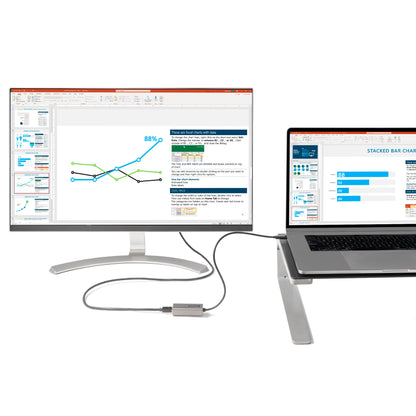 StarTech.com - Adaptador USB C a Mini DisplayPort - Convertidor de Vídeo USB Tipo C a mDP/Mini DP a 4K 60Hz - Compatible con Thunderbolt 3 - Cable de 30cm - Versión Mejorada de CDP2MDP