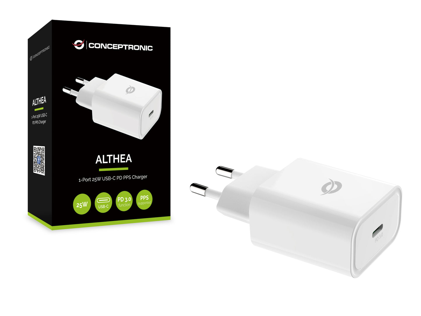 Conceptronic - ALTHEA10W Universal Blanco Corriente alterna Interior