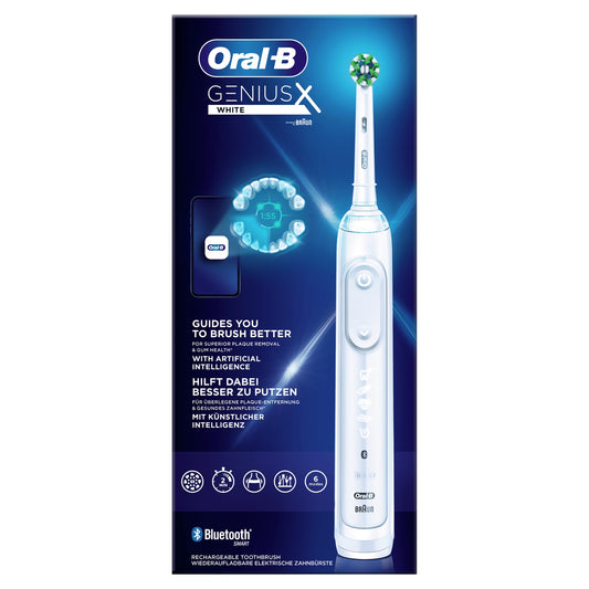 Oral-B - Genius X 80354126 cepillo eléctrico para dientes Adulto Cepillo de dientes oscilante Blanco