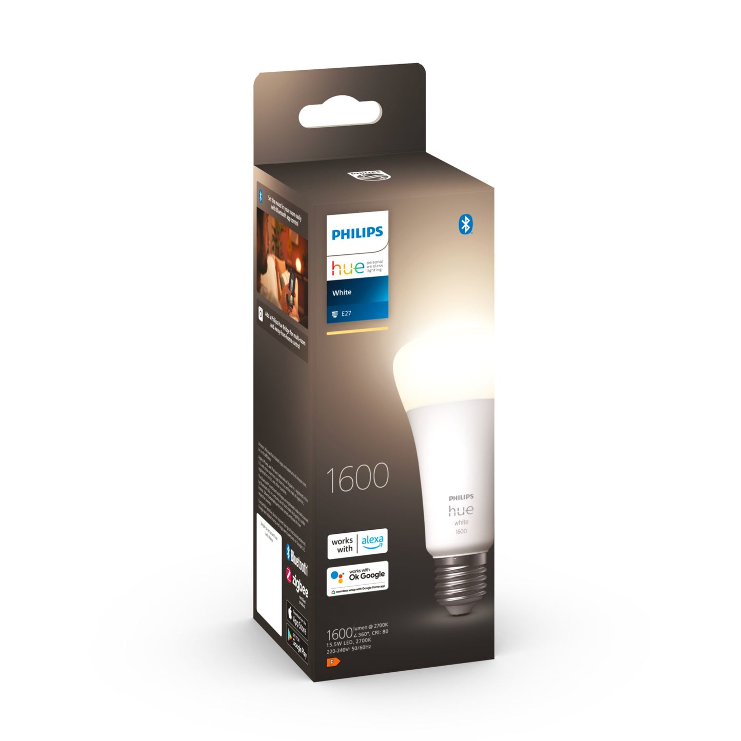 Philips - A67 lámpara LED 15 5 W E27