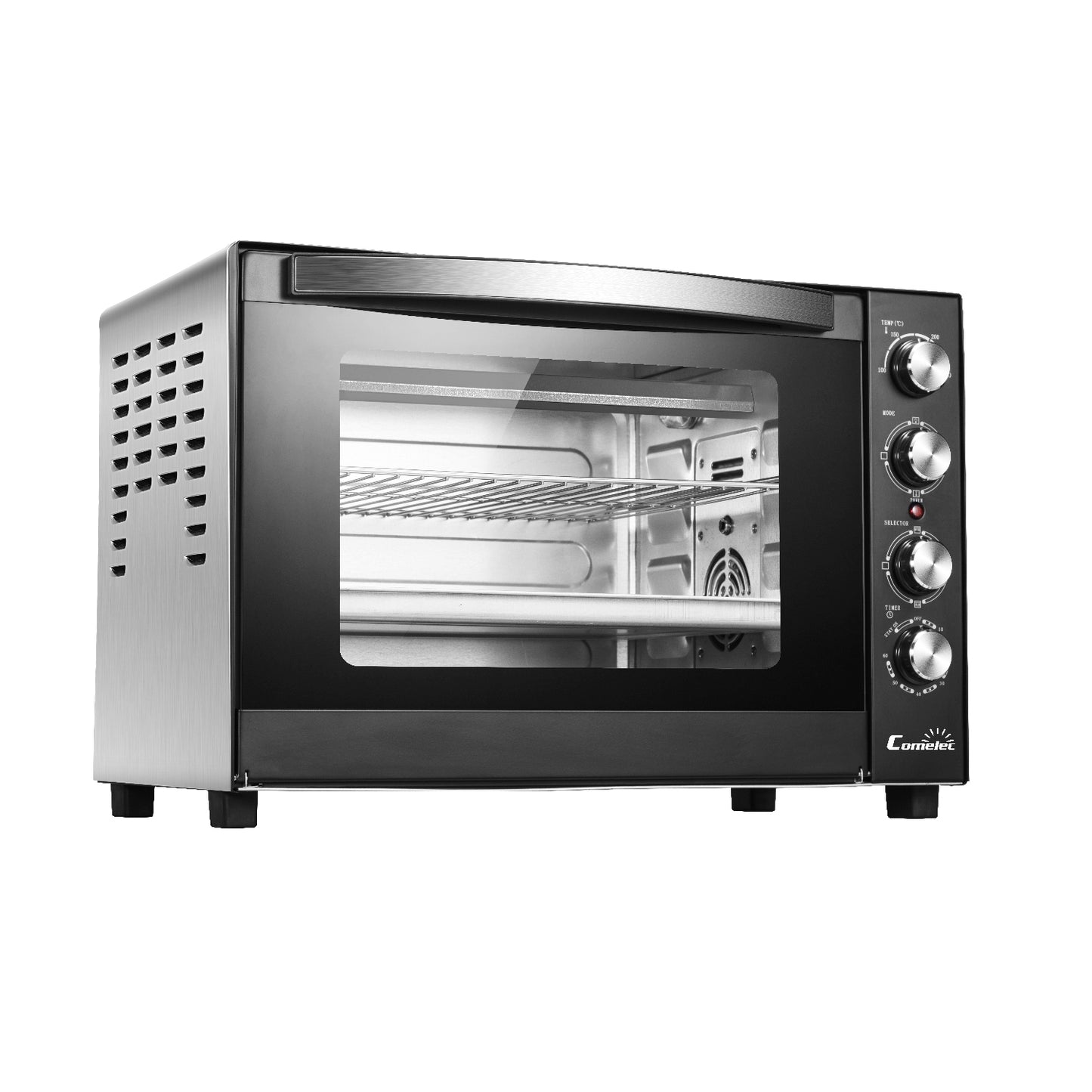 Comelec - HO 4804 ICRL horno 48 L 2000 W Negro  Acero inoxidable