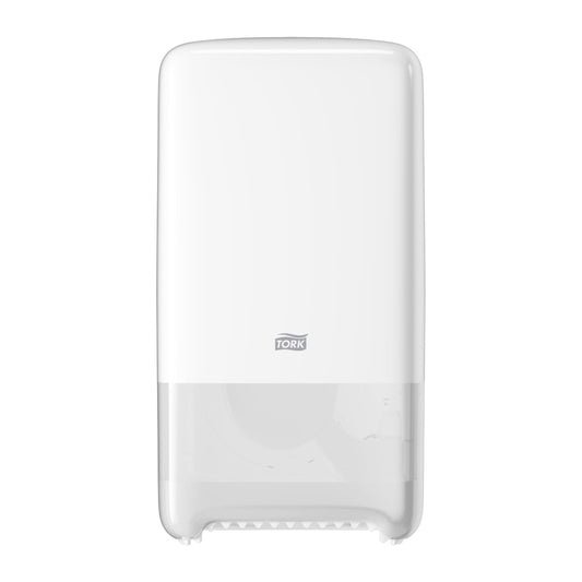 Tork - 557500 dispensador de papel higiénico Blanco Plástico Dispensador antiséptico para papel higiénico engarzado