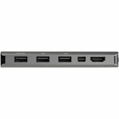 StarTech.com - Adaptador Multipuertos USB-C - Docking Station USB Tipo C a HDMI o Mini DisplayPort 4K60 - Replicador de Puertos USBC PD 100W - Hub USB 4 Puertos - Red - con Cable Incorporado de 30cm