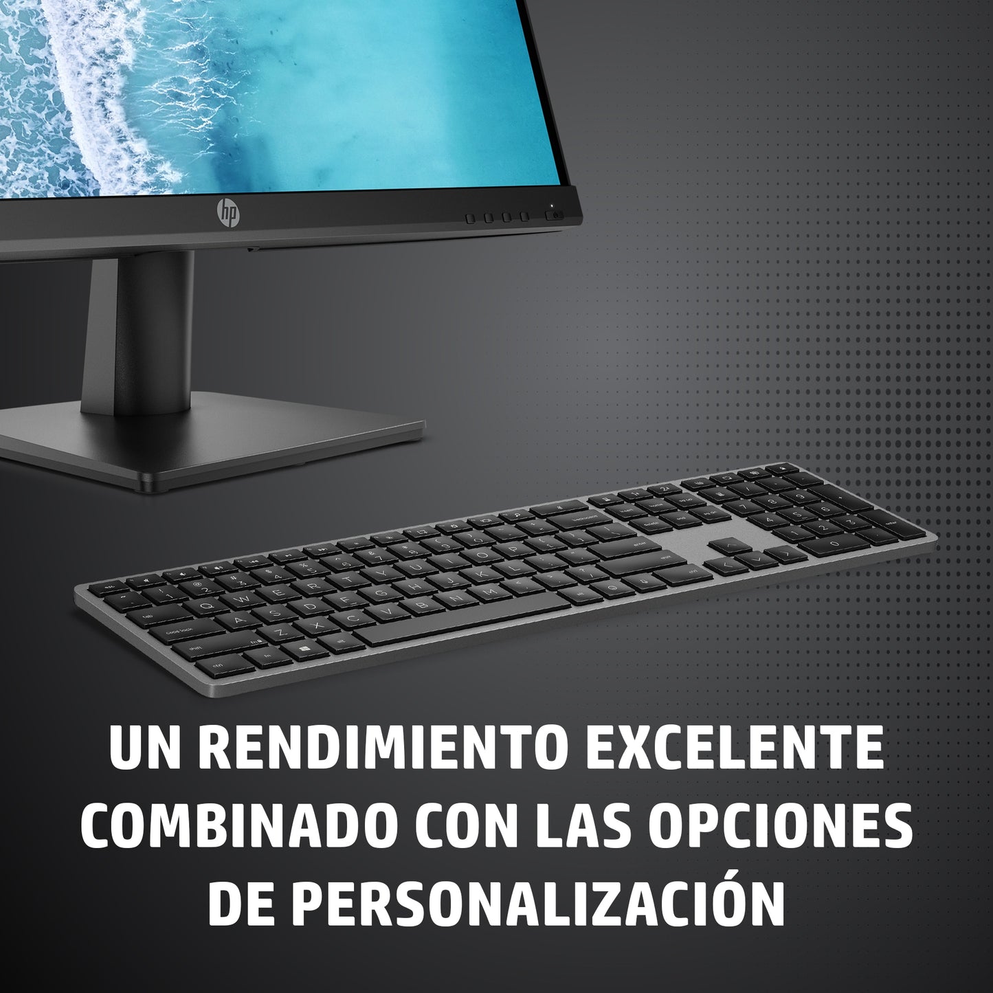 HP - Teclado inalámbrico de modo dual 975