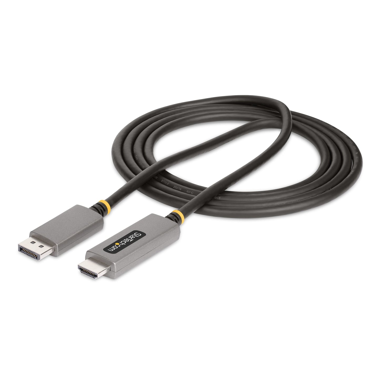 StarTech.com - Cable Adaptador de 2m DisplayPort a HDMI - 8K 60Hz - 4K 144Hz - HDR10 - Conversor de Vídeo Activo DP 1.4 a HDMI 2.1 - Convertidor DisplayPort a HDMI