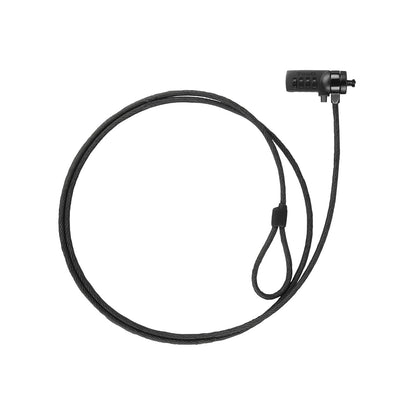 TooQ - Cable de Seguridad con Combinación para Portátiles 1.5 metros  Color Gris Oscuro