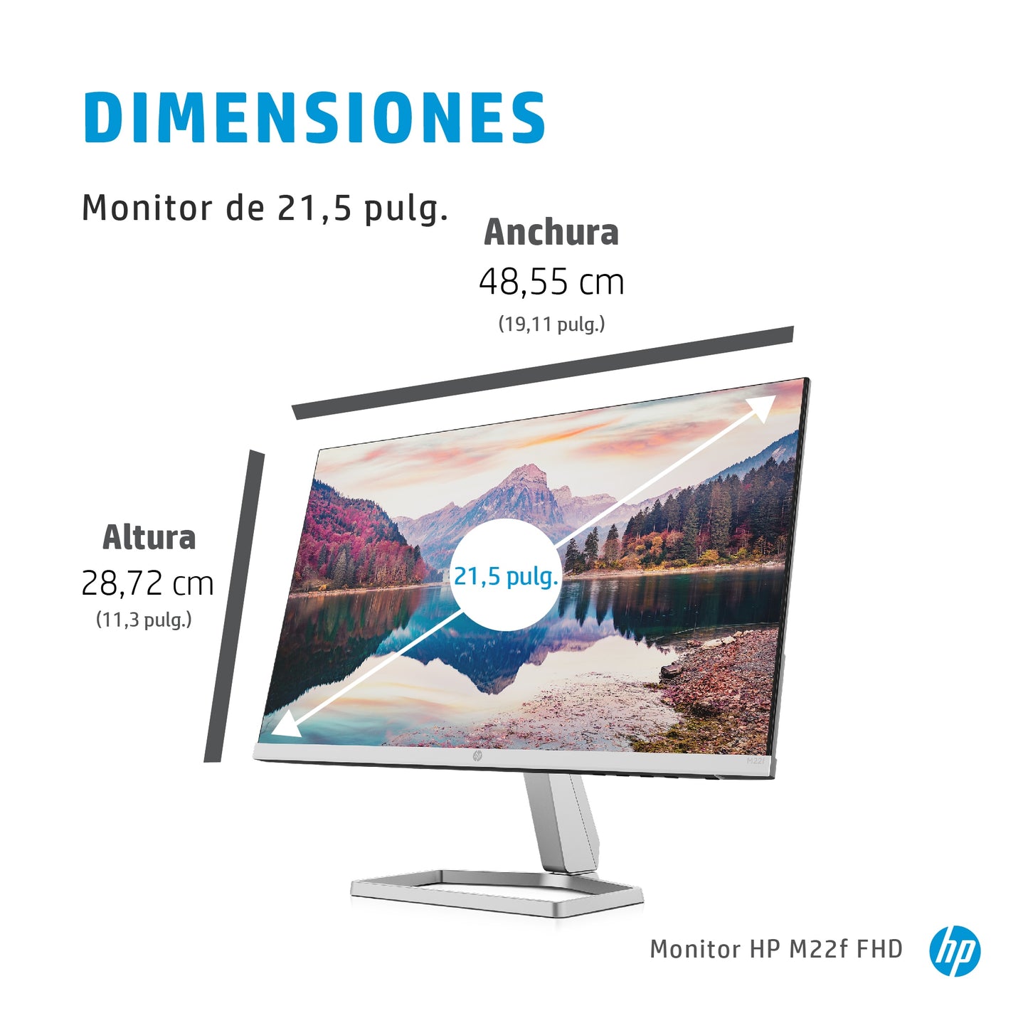 HP Pantalla M22f FHD