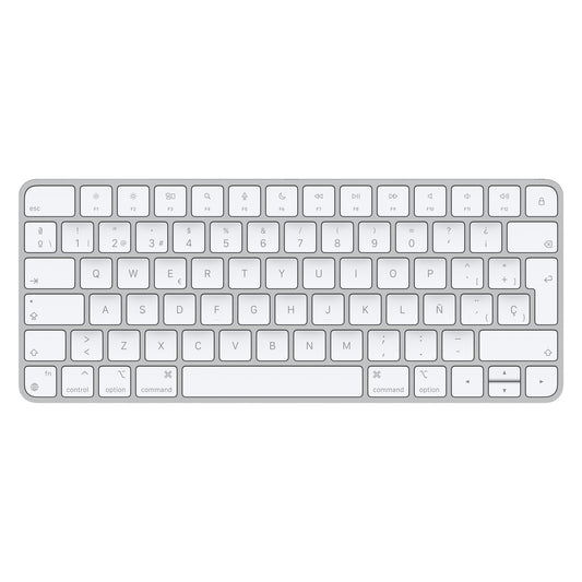 Apple - Magic teclado Universal USB + Bluetooth Español Aluminio  Blanco