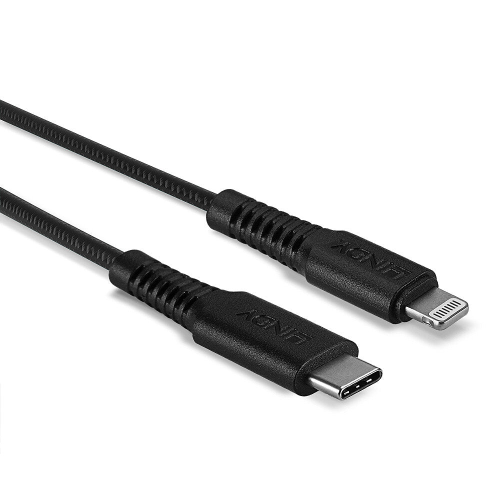 Lindy - 31285 cable de conector Lightning 0 5 m Negro