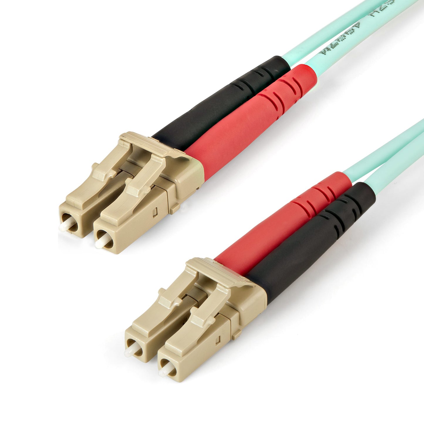 StarTech.com - Cable de 2m de Fibra Óptica Multimodo LC/UPC a LC/UPC OM4 - 50/125µm - Fibra LOMMF/VCSEL - Redes de 100G - Cable LSZH - Baja Pérdida de Inserción - Low Insertion Loss