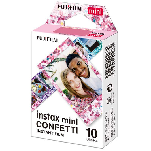 Fujifilm - mini Confetti película instantáneas 10 pieza(s) 54 x 86 mm