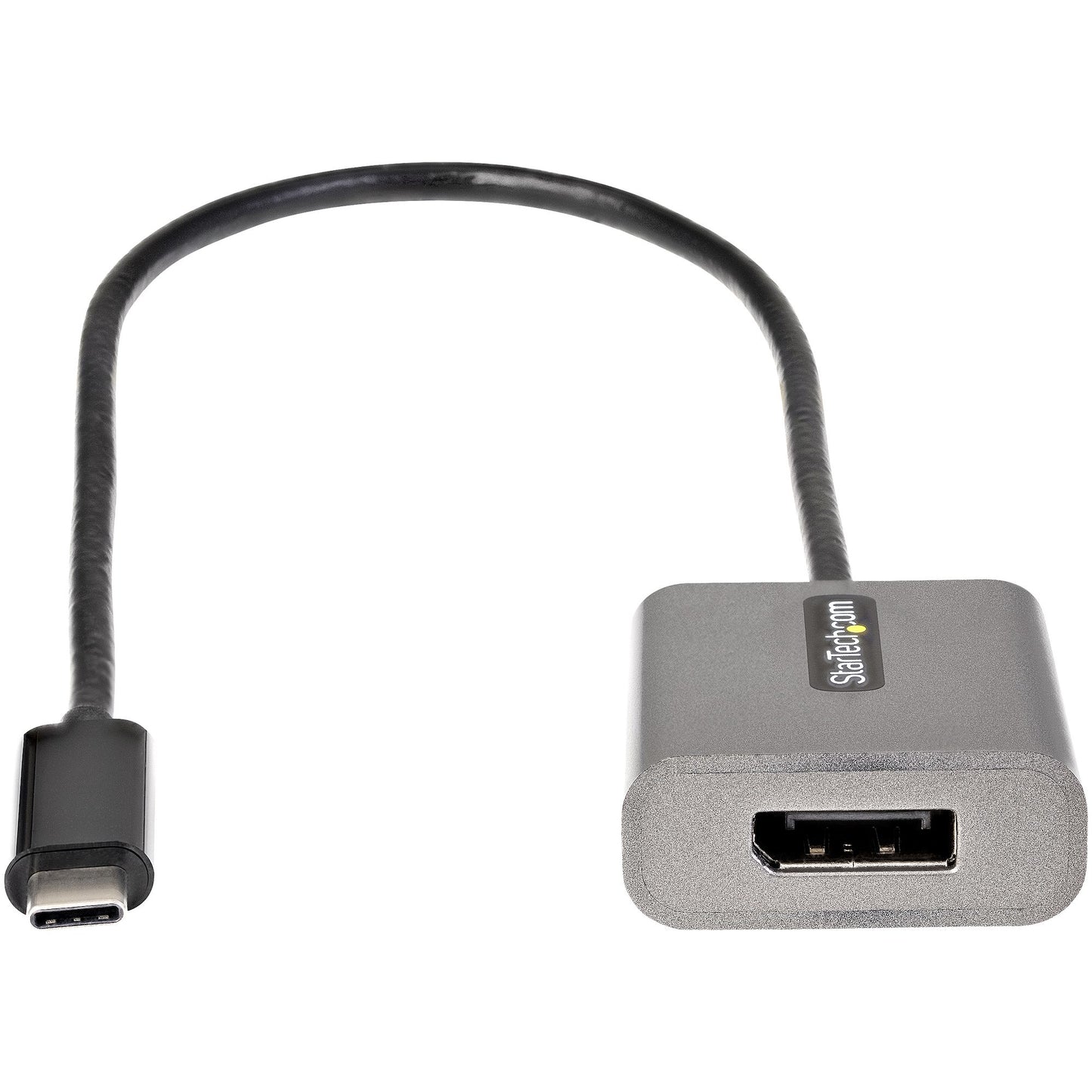 StarTech.com - Adaptador USB C a DisplayPort - Conversor USB Tipo C a DisplayPort 1.4 de 8K/4K 60Hz - Convertidor de Vídeo Tipo Dongle USBC a DP para Monitor - Funciona con Thunderbolt 3 - Cable de 30cm