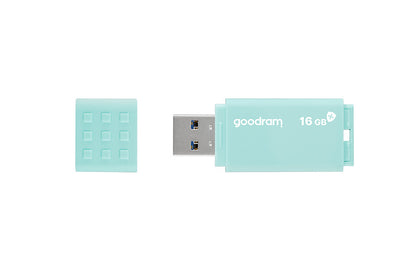 Goodram - USB 3.0 UME3 CARE unidad flash USB 16 GB USB tipo A 3.2 Gen 1 (3.1 Gen 1) Turquesa