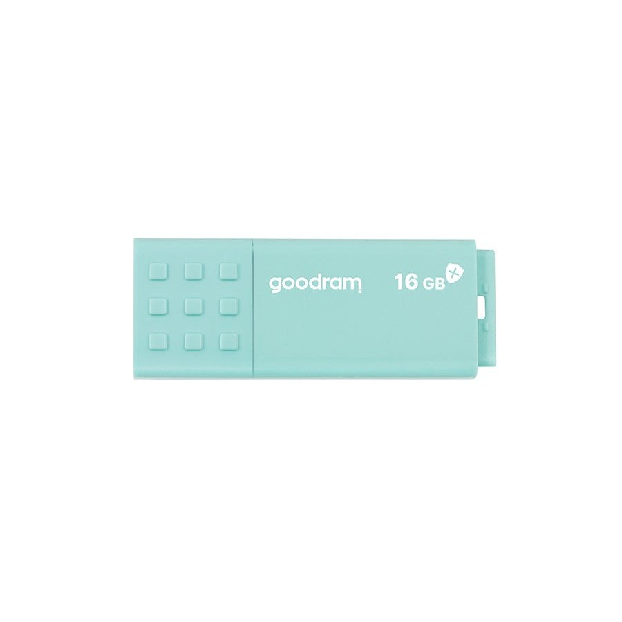 Goodram - USB 3.0 UME3 CARE unidad flash USB 16 GB USB tipo A 3.2 Gen 1 (3.1 Gen 1) Turquesa