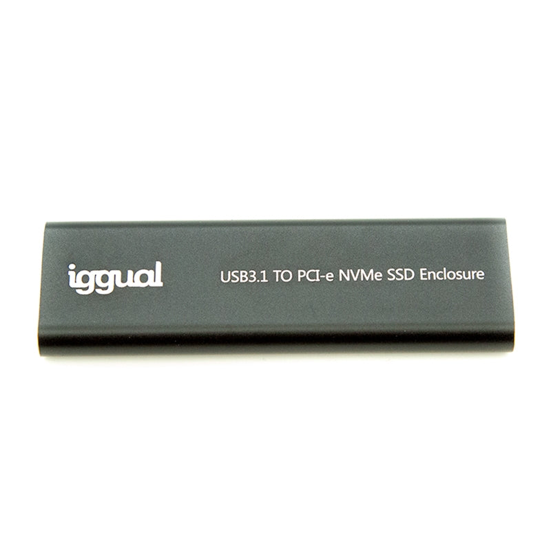 iggual - Caja externa USB-C 3.1 SSD M.2 NVMe y SATA