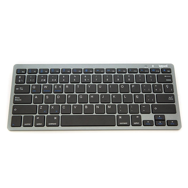 iggual - Teclado Bluetooth Slim TKL-BT negro