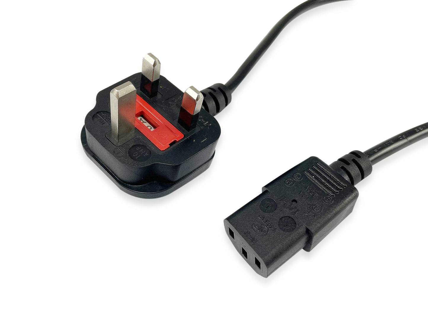 Equip - 112300 cable de transmisión Negro 2 m BS 1363 C13 acoplador