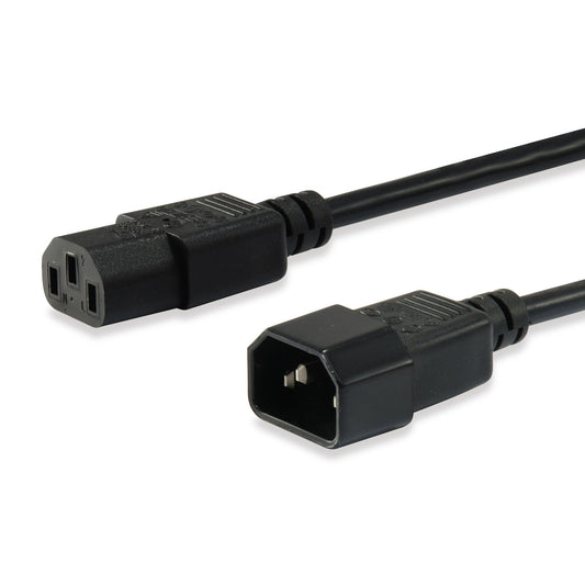 Equip - 112101 cable de transmisión Negro 3 m C13 acoplador C14 acoplador