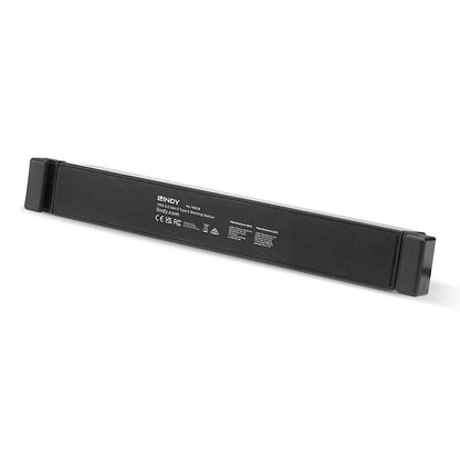 Lindy - 43319 base para portátil y replicador de puertos Alámbrico USB 3.2 Gen 1 (3.1 Gen 1) Type-C Negro