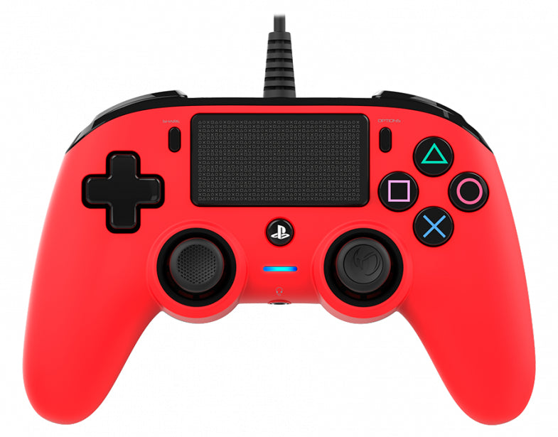 NACON - PS4OFCPADRED mando y volante Rojo USB Gamepad Analógico/Digital PC  PlayStation 4