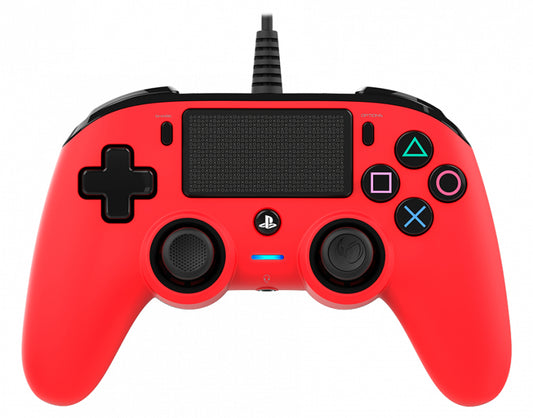 NACON - PS4OFCPADRED mando y volante Rojo USB Gamepad Analógico/Digital PC  PlayStation 4