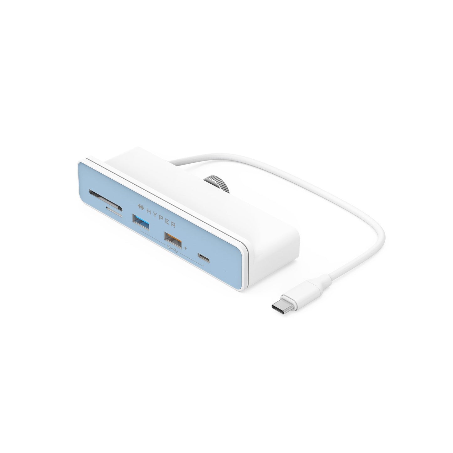 HYPER - HD34A8 base para portátil y replicador de puertos USB 3.2 Gen 1 (3.1 Gen 1) Type-C Blanco