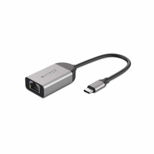 HYPER - HD425B base para portátil y replicador de puertos USB 3.2 Gen 1 (3.1 Gen 1) Type-C Acero inoxidable