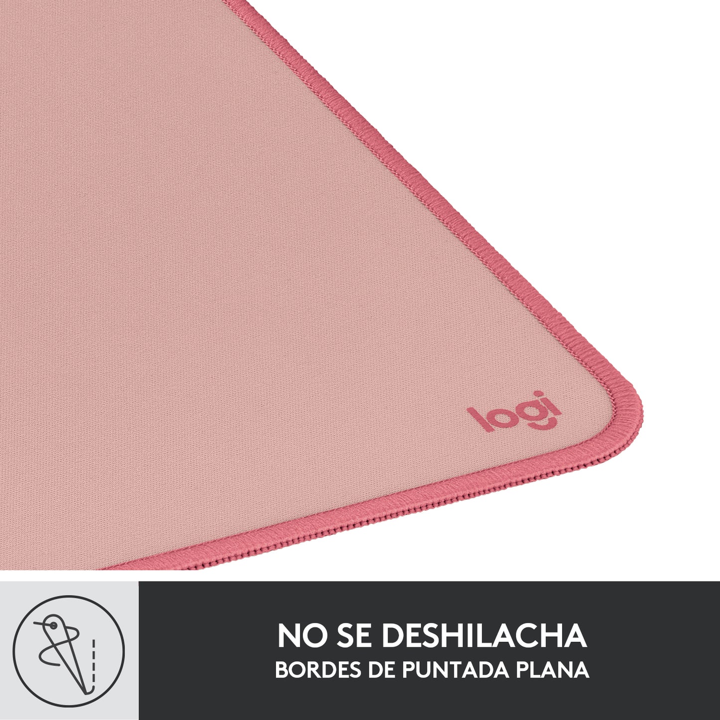 Logitech - Desk Mat Studio Series Rosa