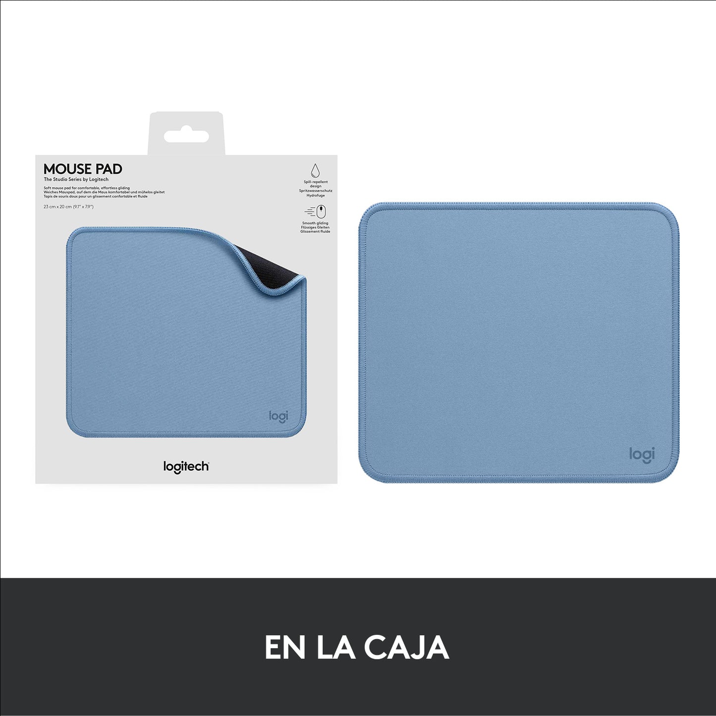 Logitech - Mouse Pad Studio Series Azul  Gris