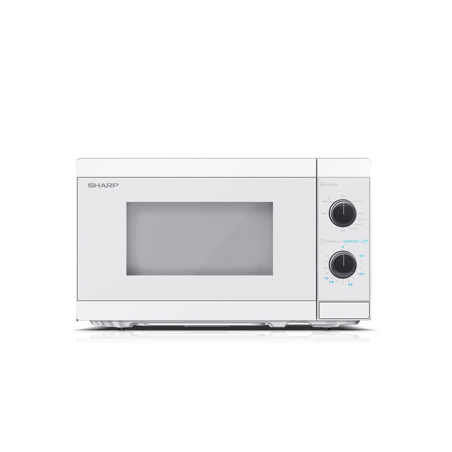 Sharp - YC-MG01E-C microondas Encimera Microondas con grill 20 L 800 W Blanco