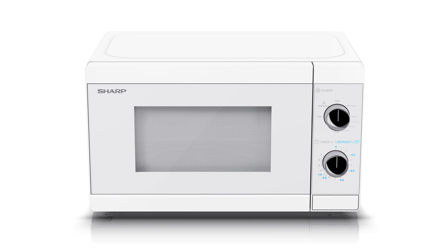 Sharp - YC-MG01E-C microondas Encimera Microondas con grill 20 L 800 W Blanco