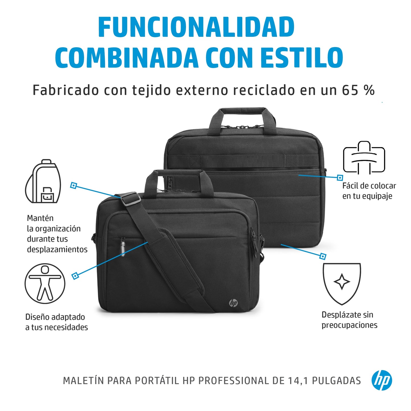 HP - Maletín para portátil Professional de 14 1 pulgadas