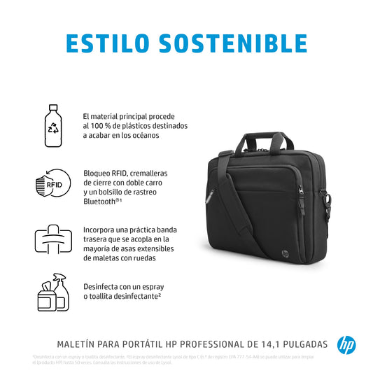 HP - Maletín para portátil Professional de 14 1 pulgadas