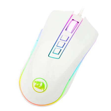 REDRAGON - M711-W COBRA WHITE  Mouse Optico RGB