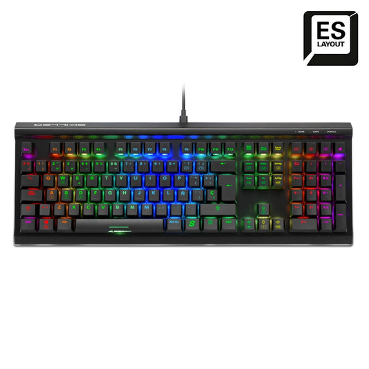 Sharkoon - SKILLER SGK60 teclado Juego USB QWERTY Español Negro