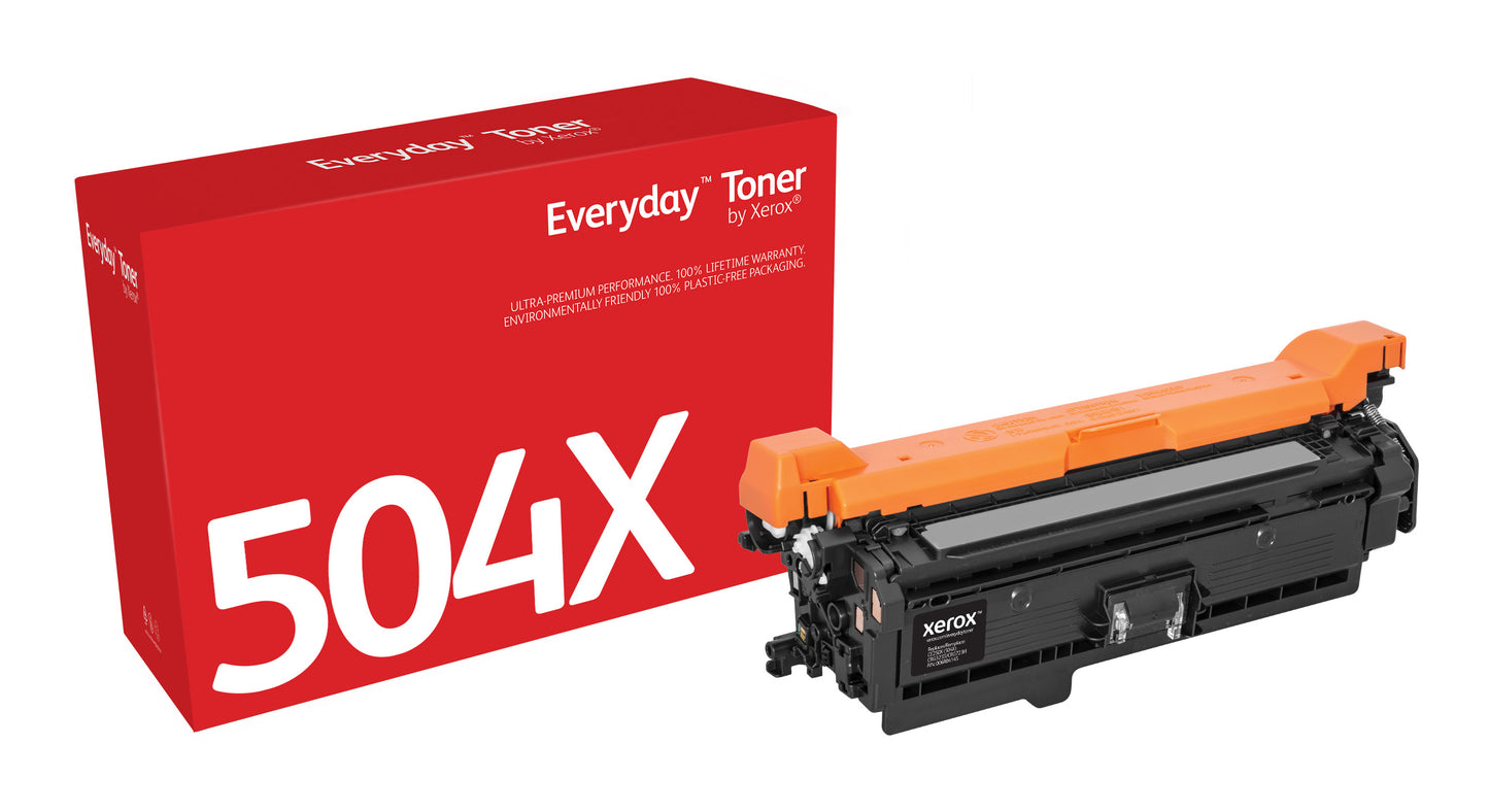 Everyday El tóner ™ Negro de Xerox es compatible con HP 504X (CE250X), High capacity