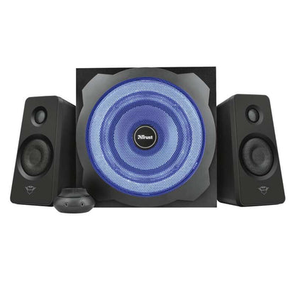 Trust - GXT 628 conjunto de altavoces 120 W Universal Negro  Azul 2.1 canales