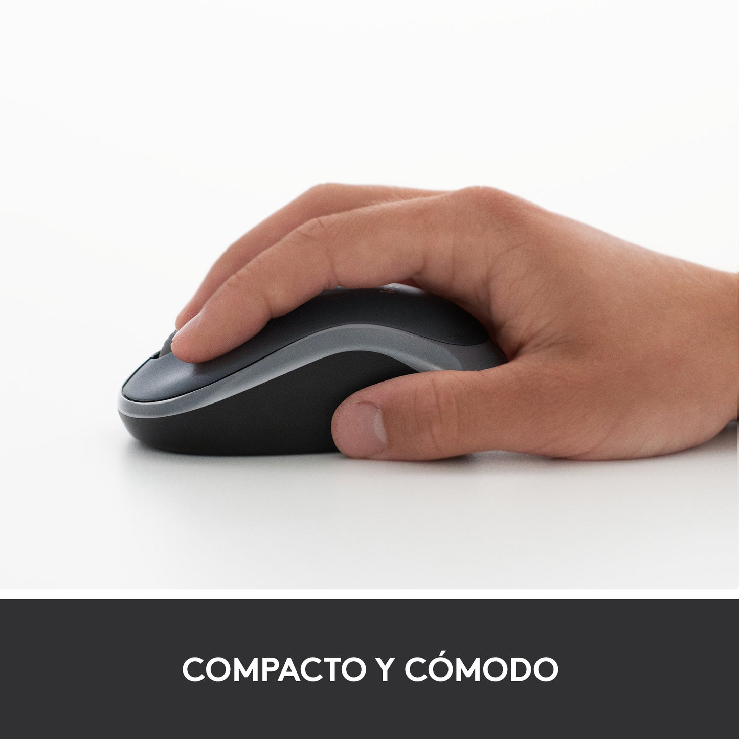 Logitech - M185 ratón Oficina Ambidextro RF inalámbrico Óptico 1000 DPI