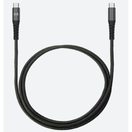 Mobilis - 001342 cable USB 1 m USB C Negro