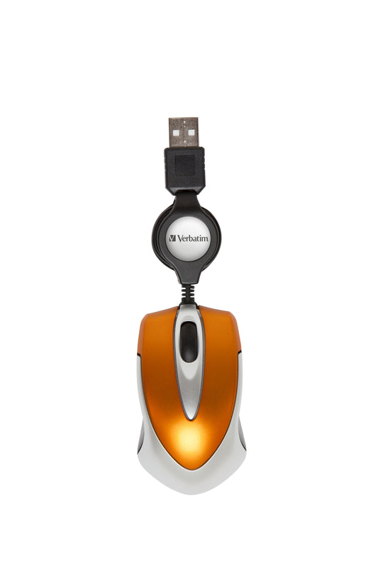 Verbatim - Go Mini ratón USB tipo A Óptico 1000 DPI