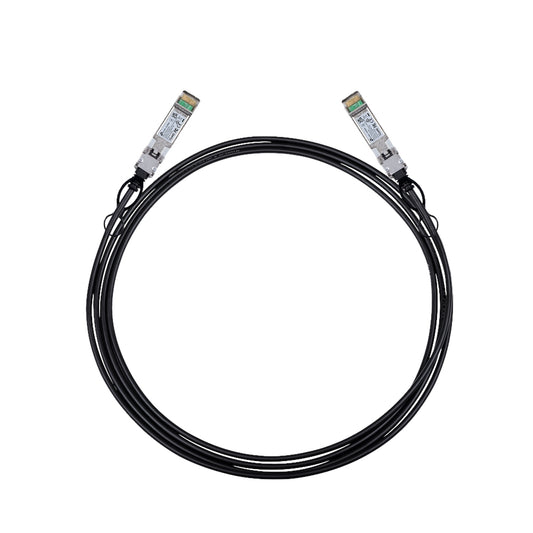 TP-Link - Omada SM5220-3M Cable de fibra óptica e InfiniBand SFP+ DAC Negro