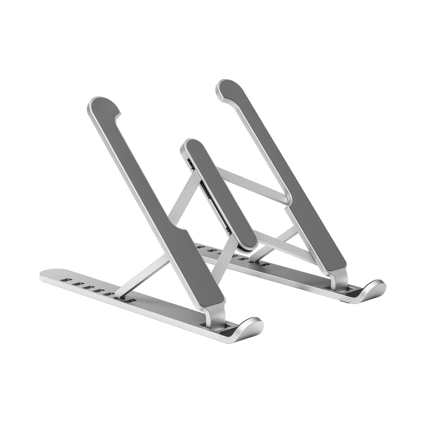 AISENS - Soporte De Sobremesa Ajustable Para Portatil / Tablet  Plata