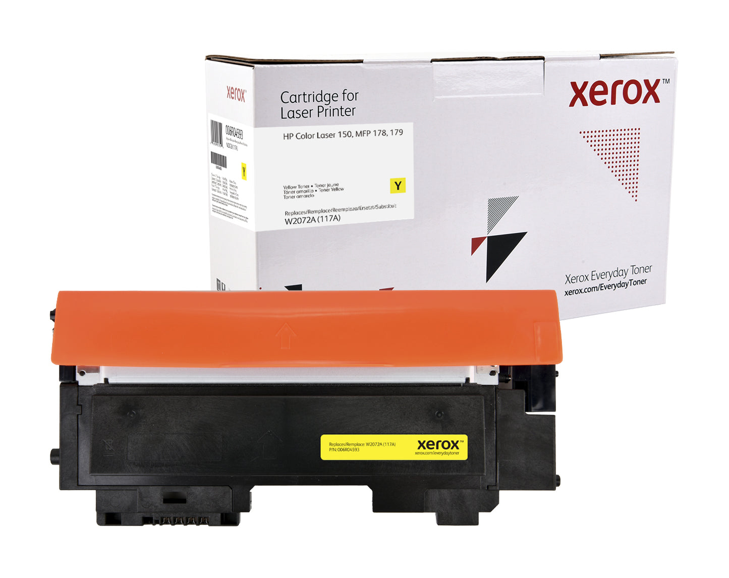 Everyday El tóner ™ Amarillo de Xerox es compatible con HP 117A (W2072A), Capacidad estándar