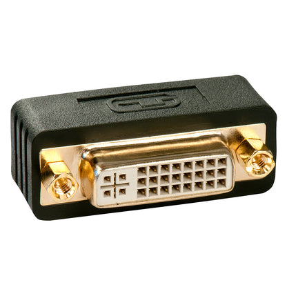 Lindy - 41098 cambiador de género para cable DVI-I DVI-D Negro